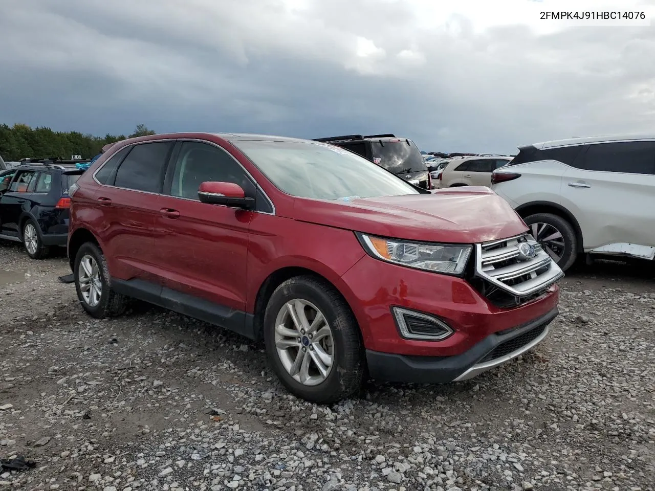 2017 Ford Edge Sel VIN: 2FMPK4J91HBC14076 Lot: 73486954