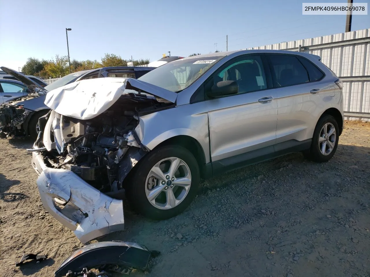 2017 Ford Edge Se VIN: 2FMPK4G96HBC69078 Lot: 73709214