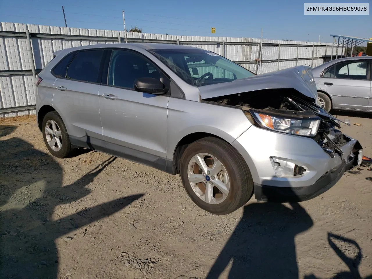 2017 Ford Edge Se VIN: 2FMPK4G96HBC69078 Lot: 73709214