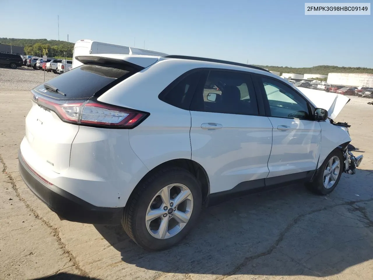 2017 Ford Edge Se VIN: 2FMPK3G98HBC09149 Lot: 73750484