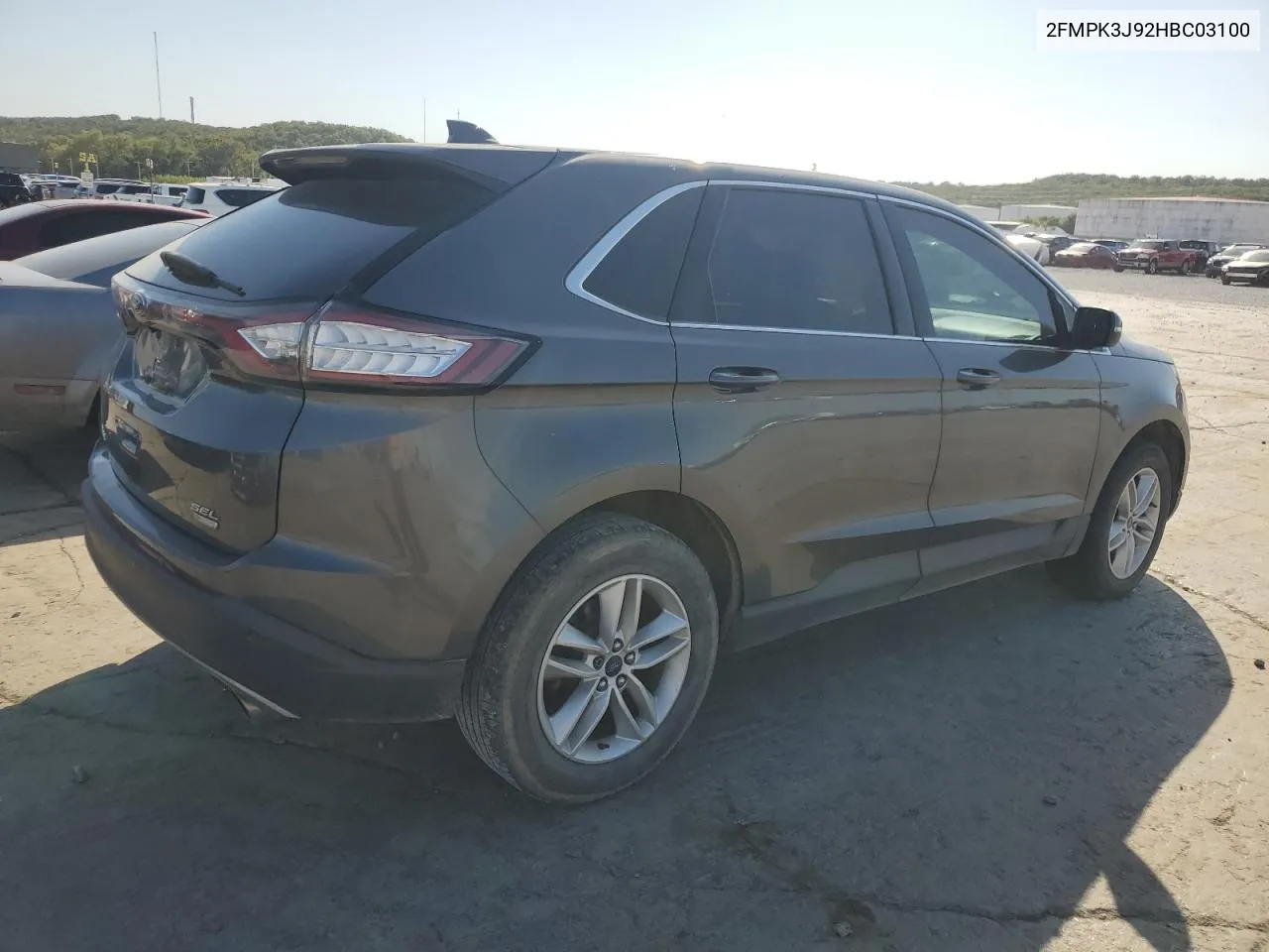 2017 Ford Edge Sel VIN: 2FMPK3J92HBC03100 Lot: 73891494