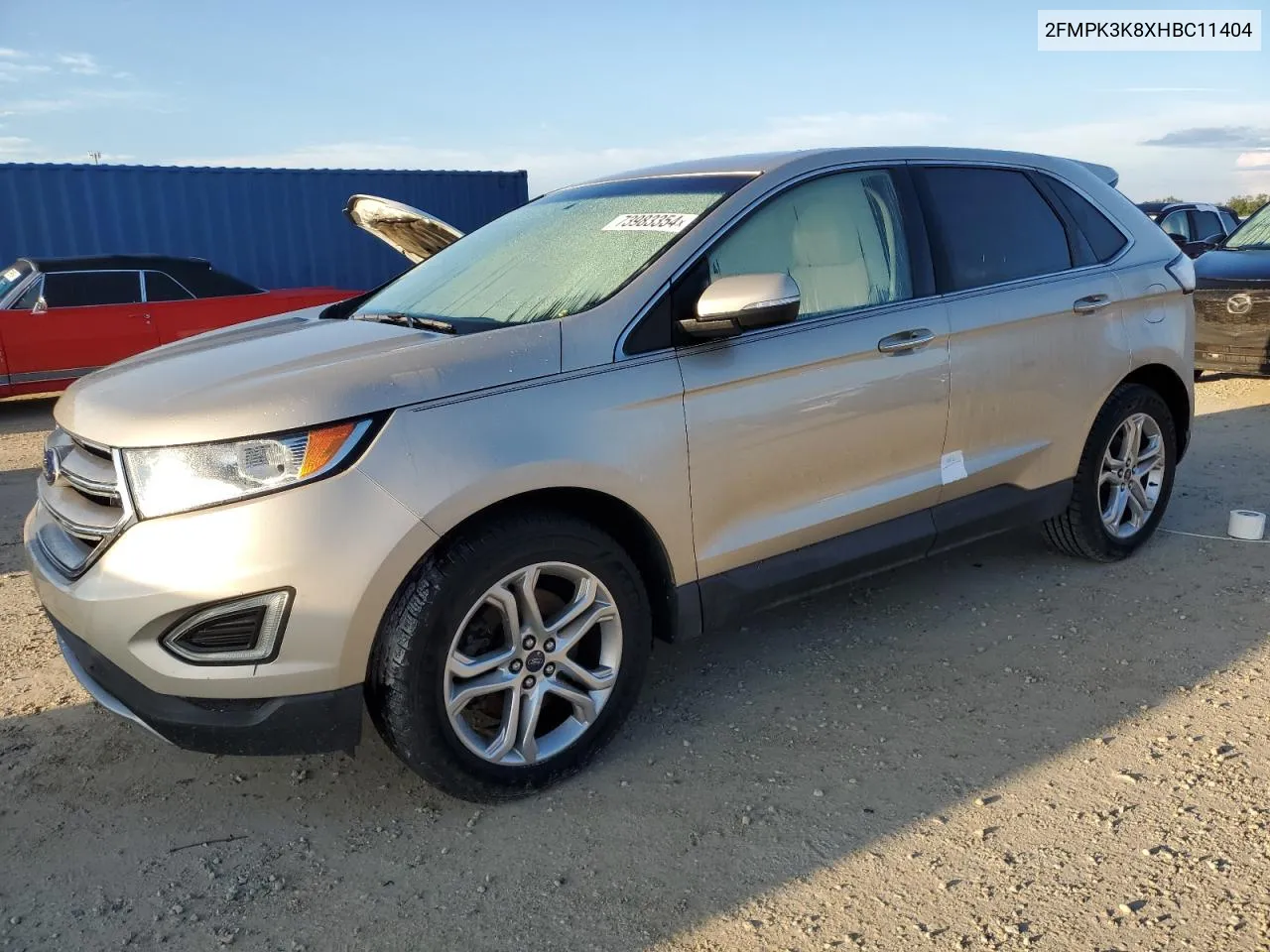 2017 Ford Edge Titanium VIN: 2FMPK3K8XHBC11404 Lot: 73983354