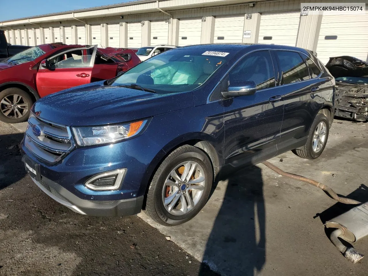 2017 Ford Edge Titanium VIN: 2FMPK4K94HBC15074 Lot: 74194874