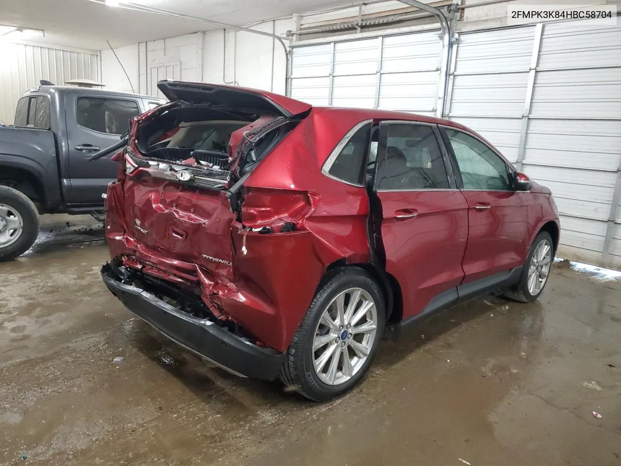 2017 Ford Edge Titanium VIN: 2FMPK3K84HBC58704 Lot: 74257554