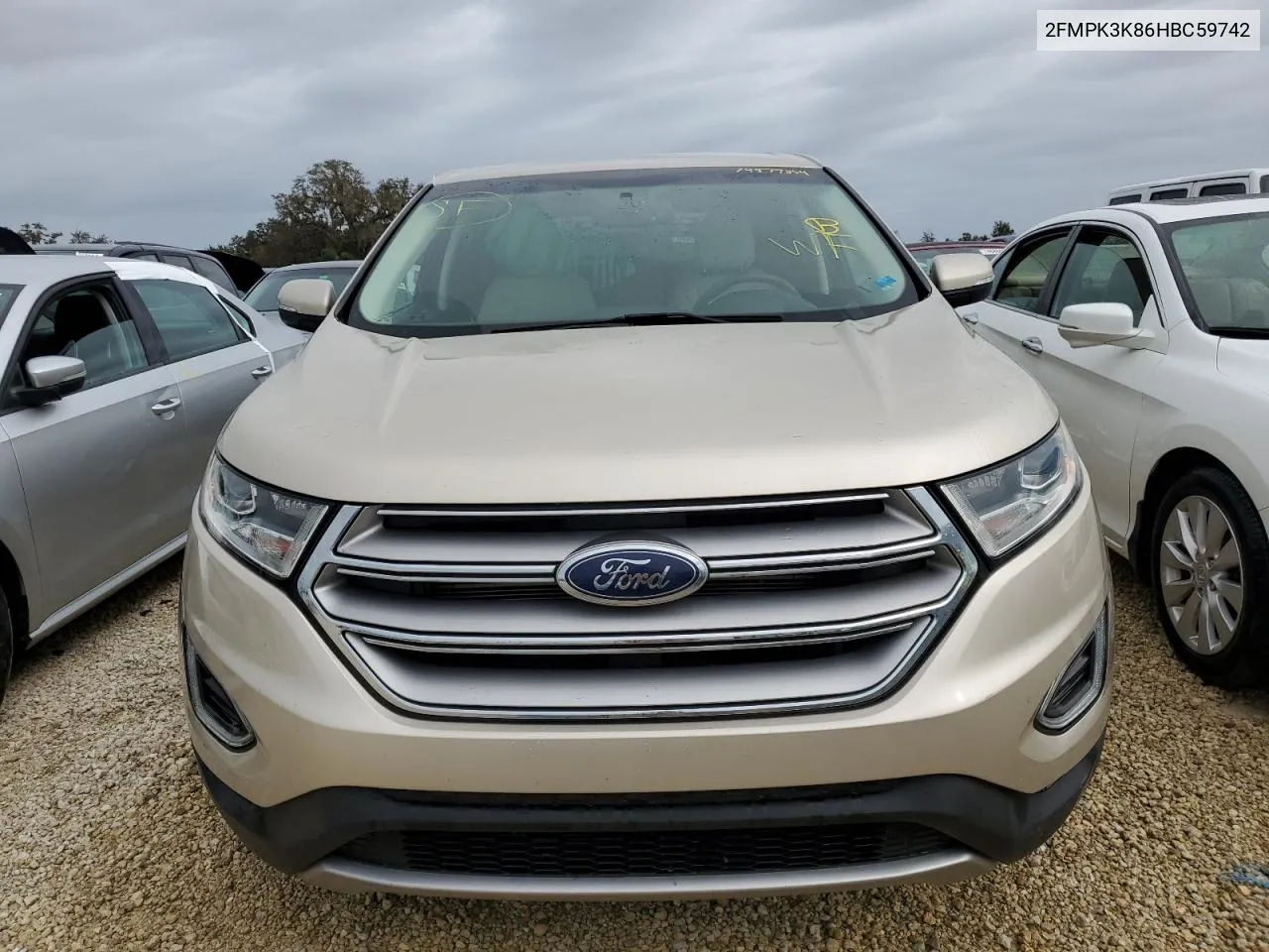 2017 Ford Edge Titanium VIN: 2FMPK3K86HBC59742 Lot: 74277854