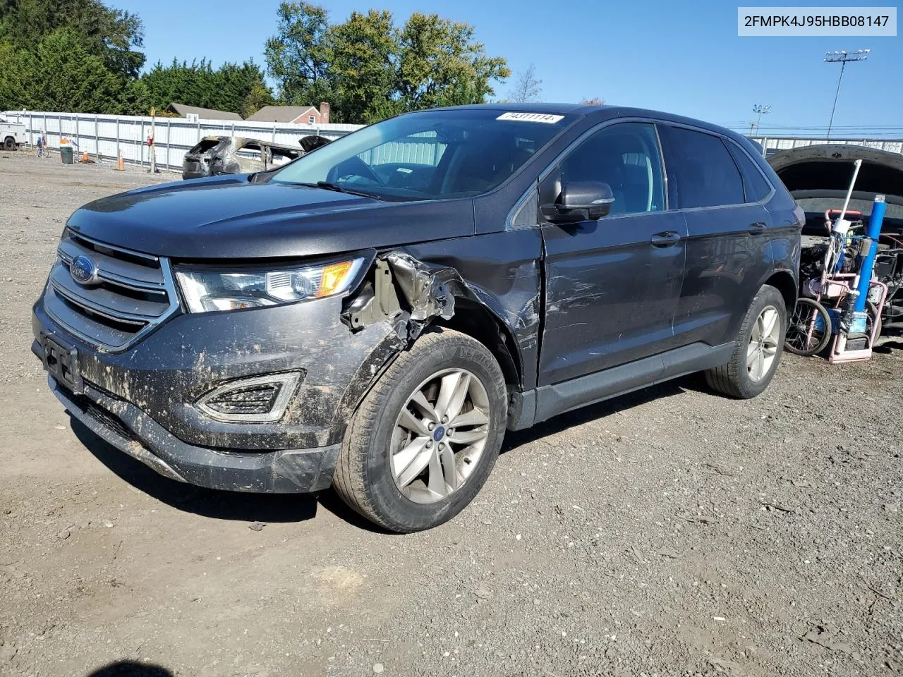 2017 Ford Edge Sel VIN: 2FMPK4J95HBB08147 Lot: 74311114