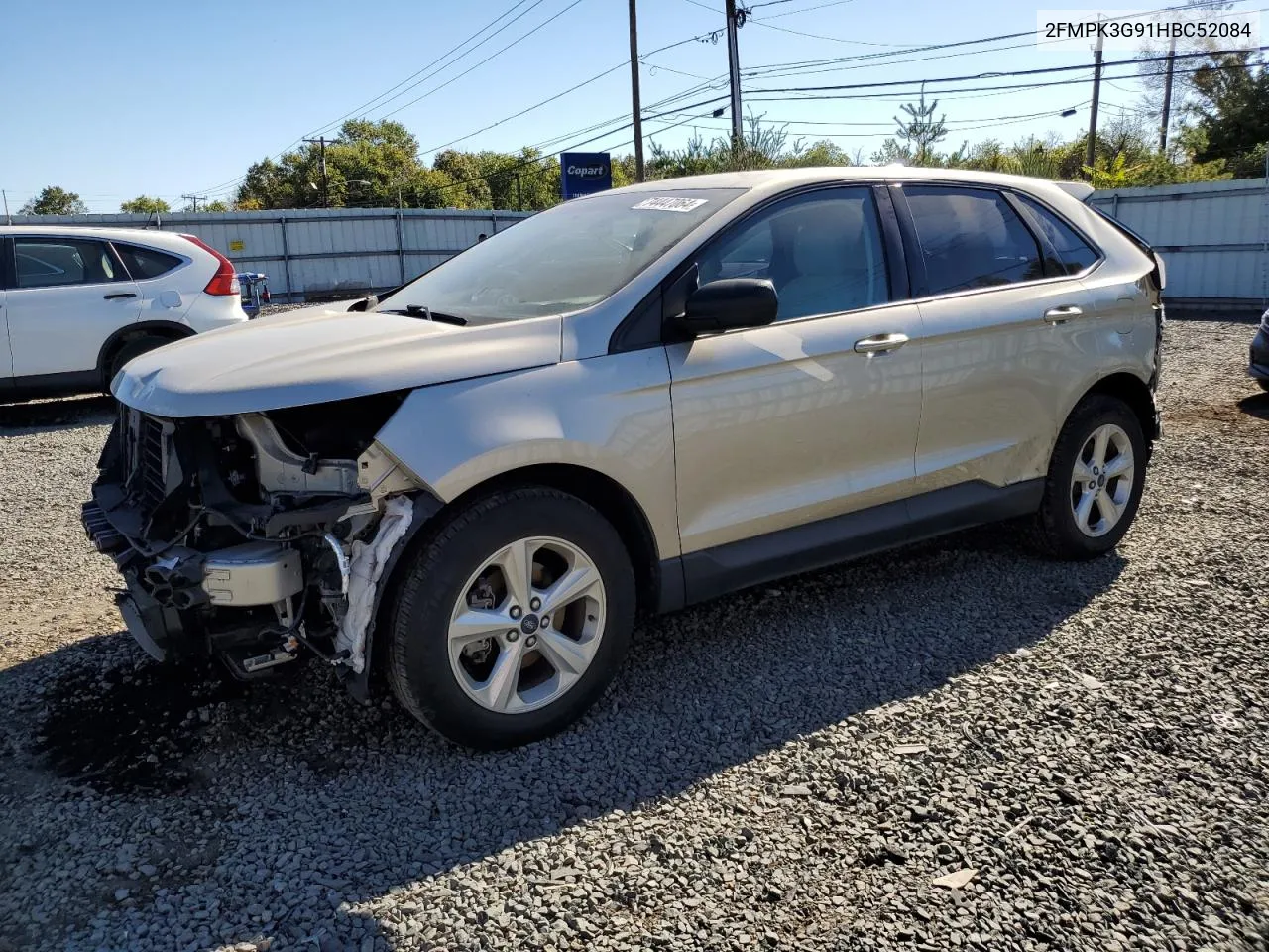 2017 Ford Edge Se VIN: 2FMPK3G91HBC52084 Lot: 74447064