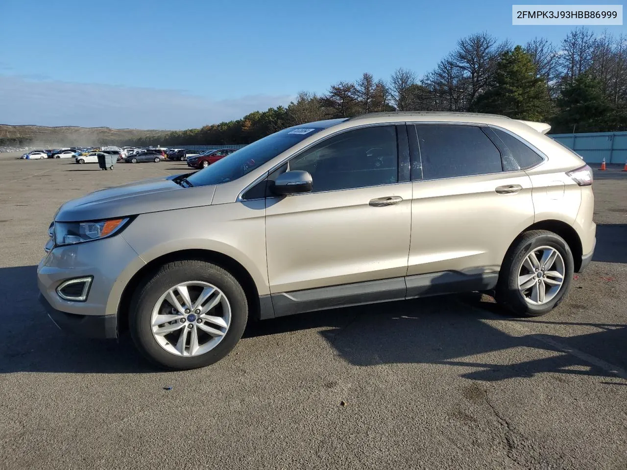 2017 Ford Edge Sel VIN: 2FMPK3J93HBB86999 Lot: 74535864