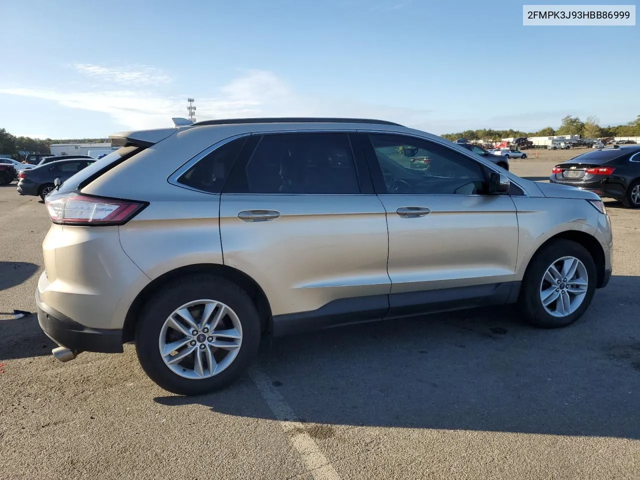 2017 Ford Edge Sel VIN: 2FMPK3J93HBB86999 Lot: 74535864