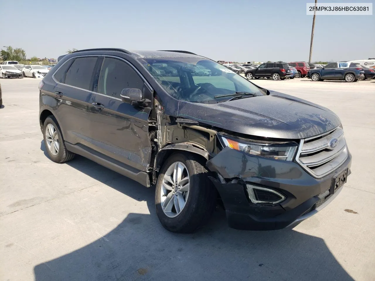 2017 Ford Edge Sel VIN: 2FMPK3J86HBC63081 Lot: 74594934