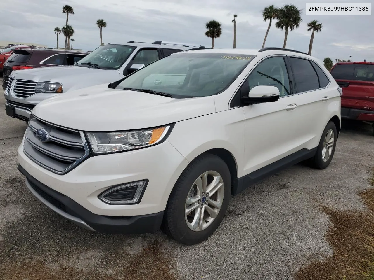 2017 Ford Edge Sel VIN: 2FMPK3J99HBC11386 Lot: 74629824