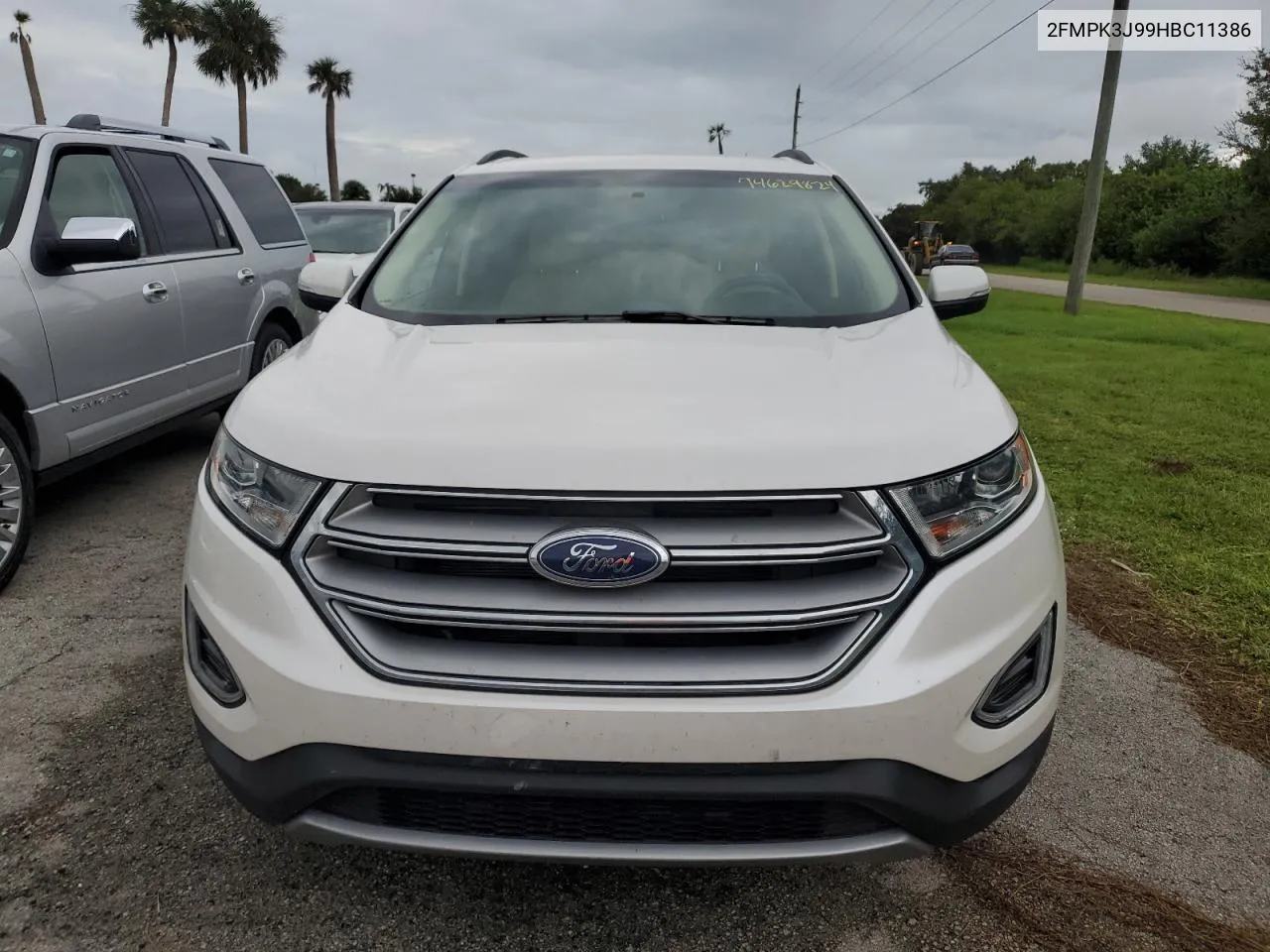 2017 Ford Edge Sel VIN: 2FMPK3J99HBC11386 Lot: 74629824