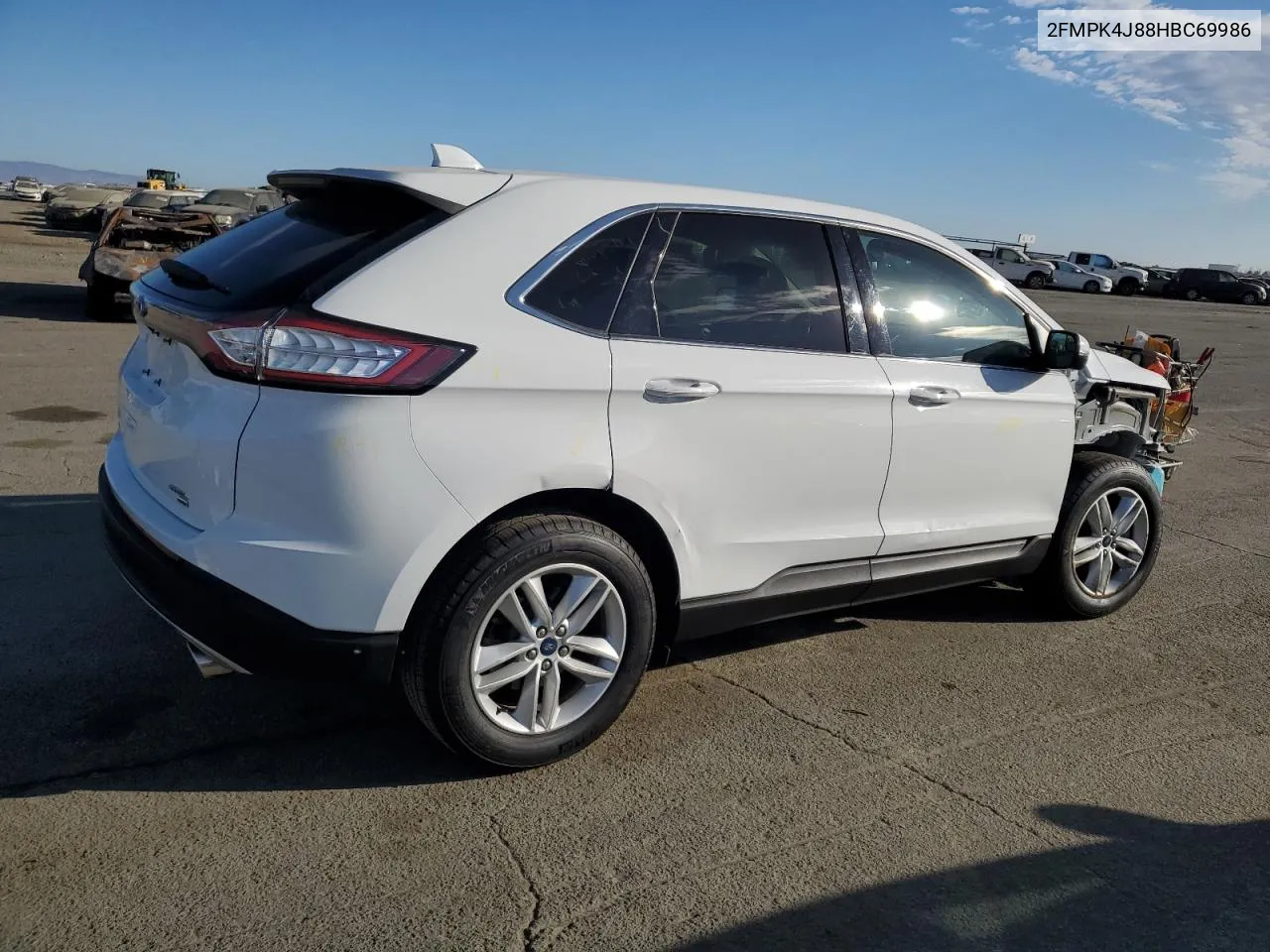 2017 Ford Edge Sel VIN: 2FMPK4J88HBC69986 Lot: 74766514