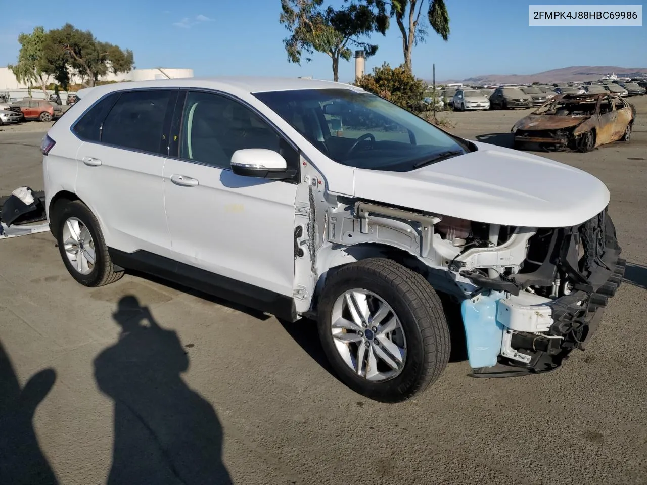 2017 Ford Edge Sel VIN: 2FMPK4J88HBC69986 Lot: 74766514