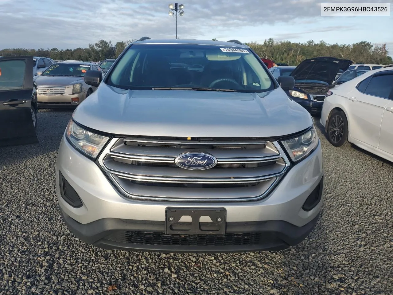 2017 Ford Edge Se VIN: 2FMPK3G96HBC43526 Lot: 75044404