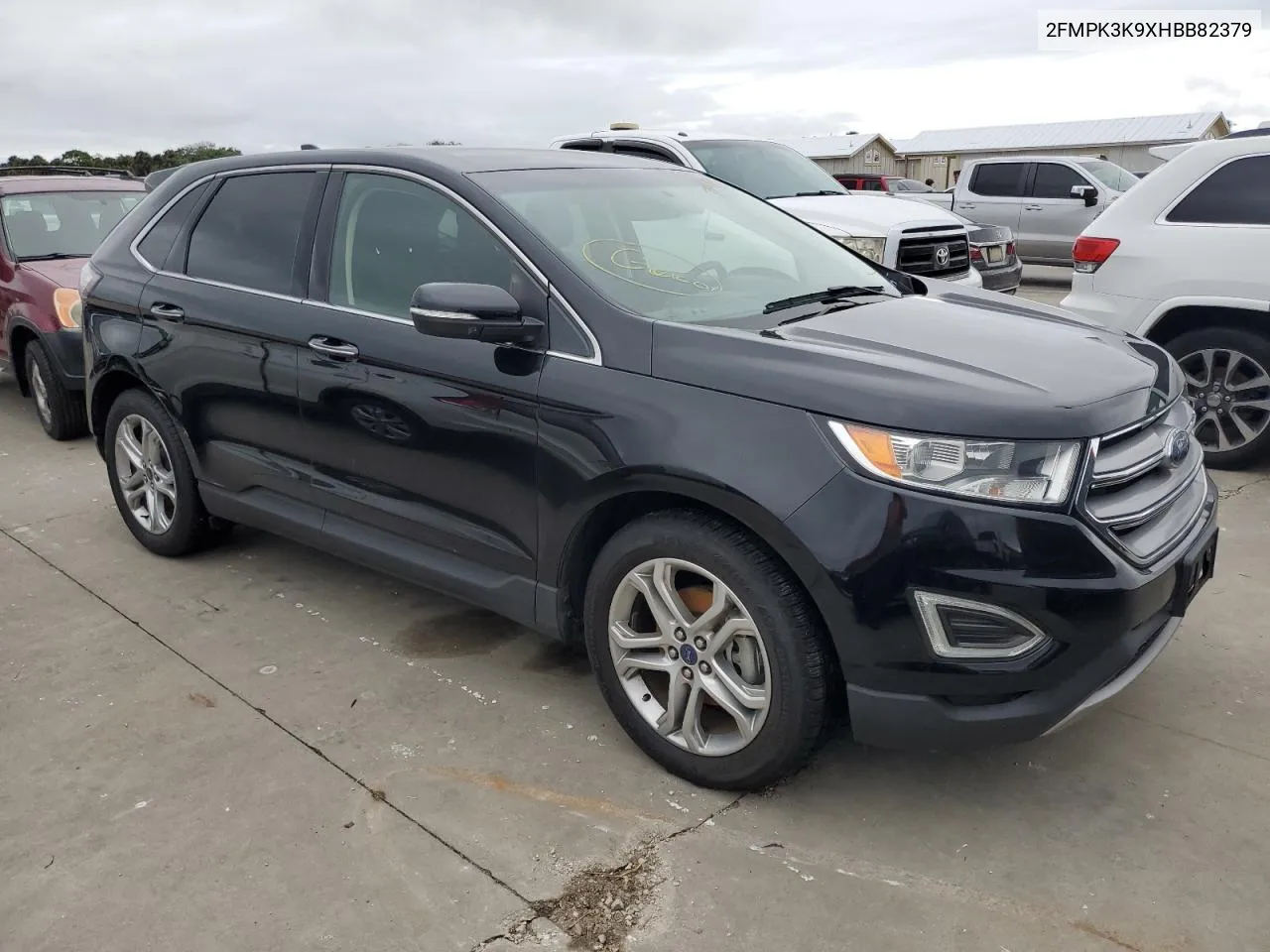 2017 Ford Edge Titanium VIN: 2FMPK3K9XHBB82379 Lot: 75074314