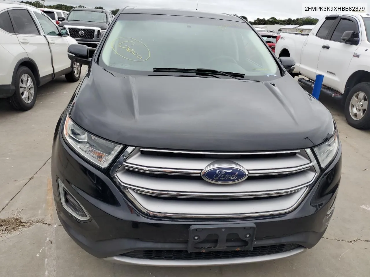 2017 Ford Edge Titanium VIN: 2FMPK3K9XHBB82379 Lot: 75074314