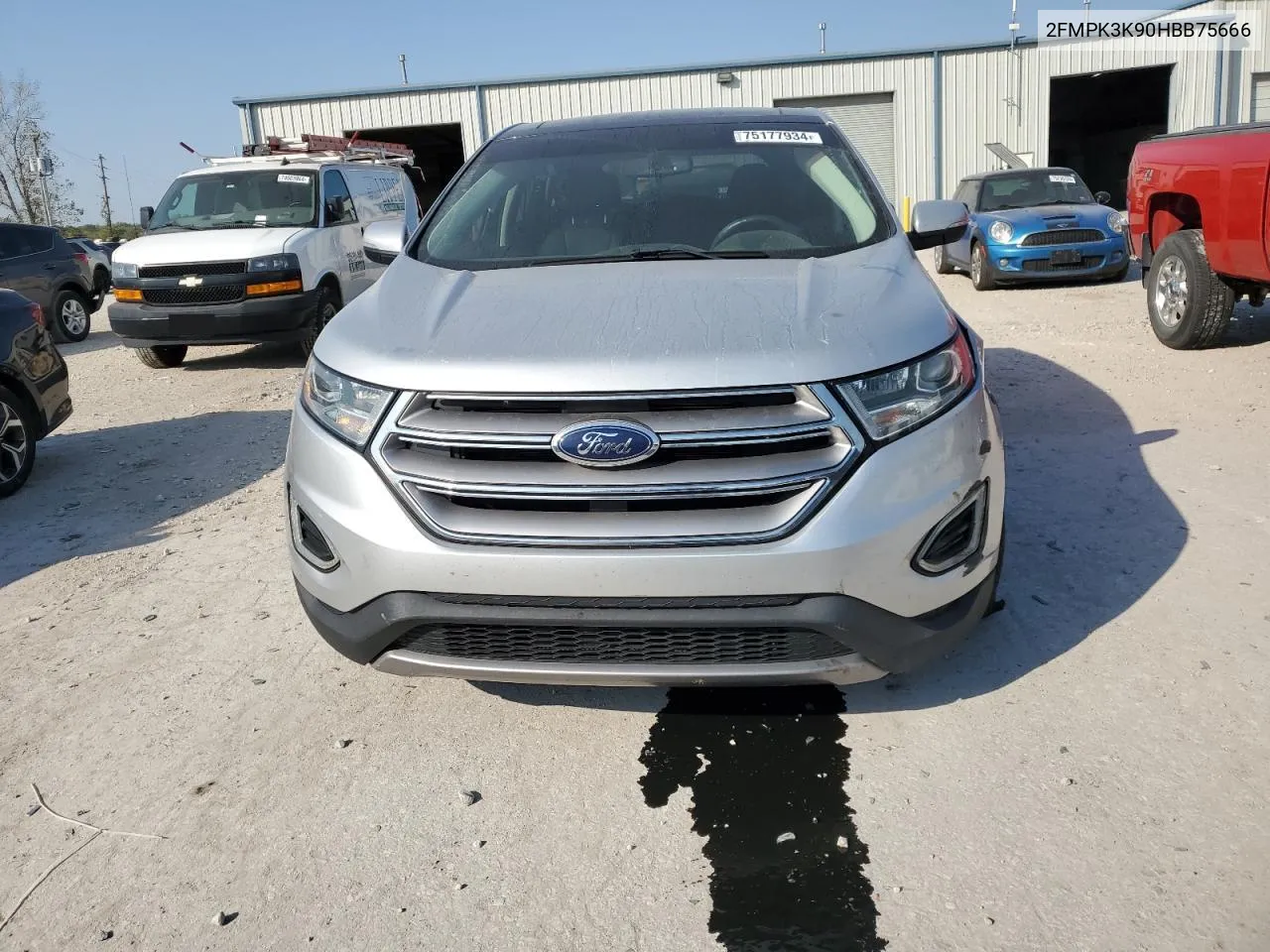 2017 Ford Edge Titanium VIN: 2FMPK3K90HBB75666 Lot: 75177934