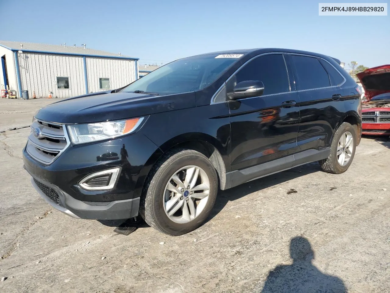 2017 Ford Edge Sel VIN: 2FMPK4J89HBB29820 Lot: 75205574