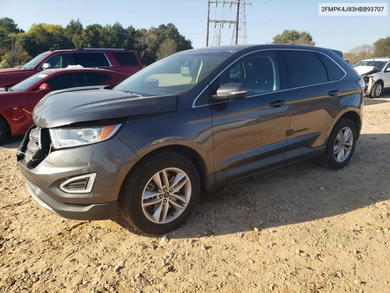 2017 Ford Edge Sel VIN: 2FMPK4J83HBB93707 Lot: 75270274