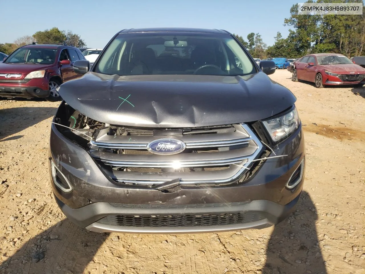 2017 Ford Edge Sel VIN: 2FMPK4J83HBB93707 Lot: 75270274