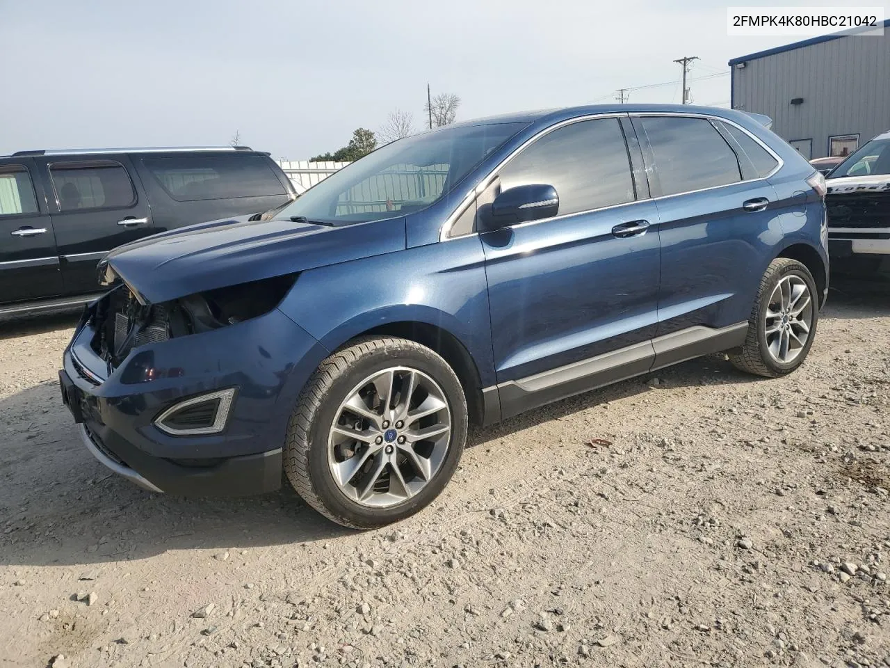 2017 Ford Edge Titanium VIN: 2FMPK4K80HBC21042 Lot: 75296874