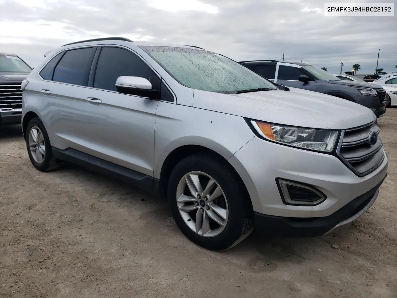 2017 Ford Edge Sel VIN: 2FMPK3J94HBC28192 Lot: 75325054