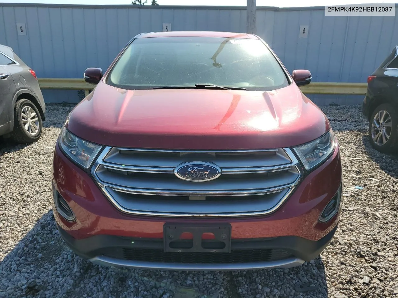 2017 Ford Edge Titanium VIN: 2FMPK4K92HBB12087 Lot: 75400334