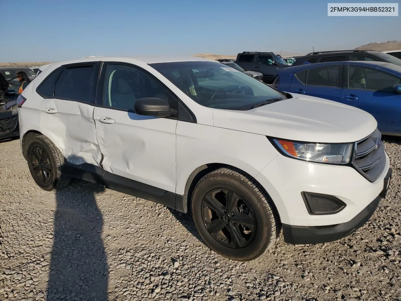 2017 Ford Edge Se VIN: 2FMPK3G94HBB52321 Lot: 75560444