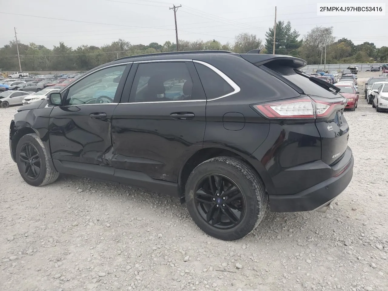 2017 Ford Edge Sel VIN: 2FMPK4J97HBC53416 Lot: 75616184