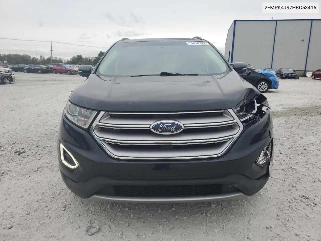 2017 Ford Edge Sel VIN: 2FMPK4J97HBC53416 Lot: 75616184