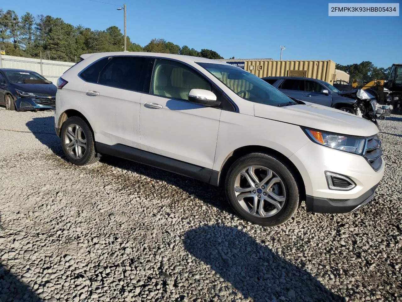 2017 Ford Edge Titanium VIN: 2FMPK3K93HBB05434 Lot: 75670894