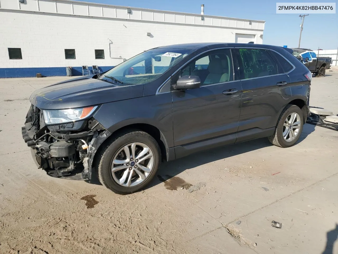 2017 Ford Edge Titanium VIN: 2FMPK4K82HBB47476 Lot: 75927364