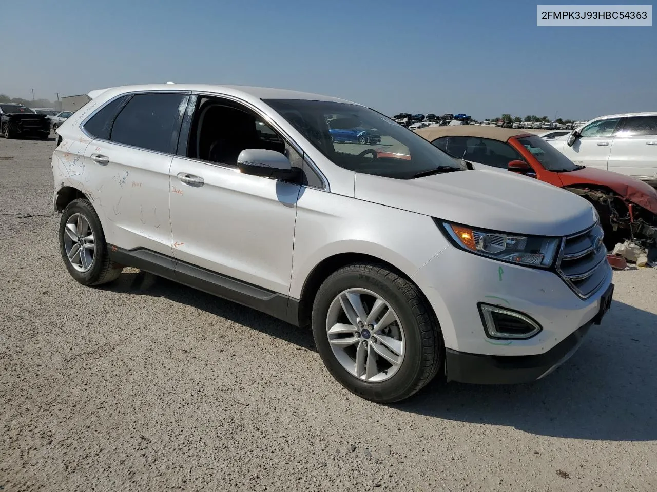 2017 Ford Edge Sel VIN: 2FMPK3J93HBC54363 Lot: 75999724