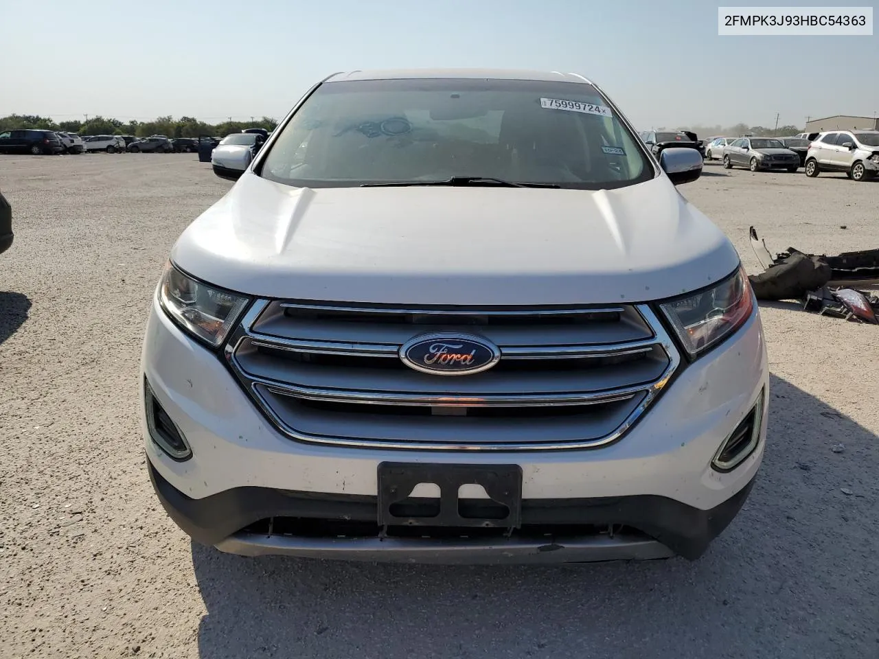 2017 Ford Edge Sel VIN: 2FMPK3J93HBC54363 Lot: 75999724