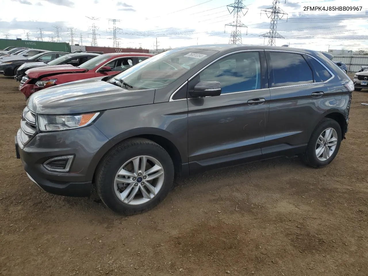 2017 Ford Edge Sel VIN: 2FMPK4J85HBB09967 Lot: 76081054