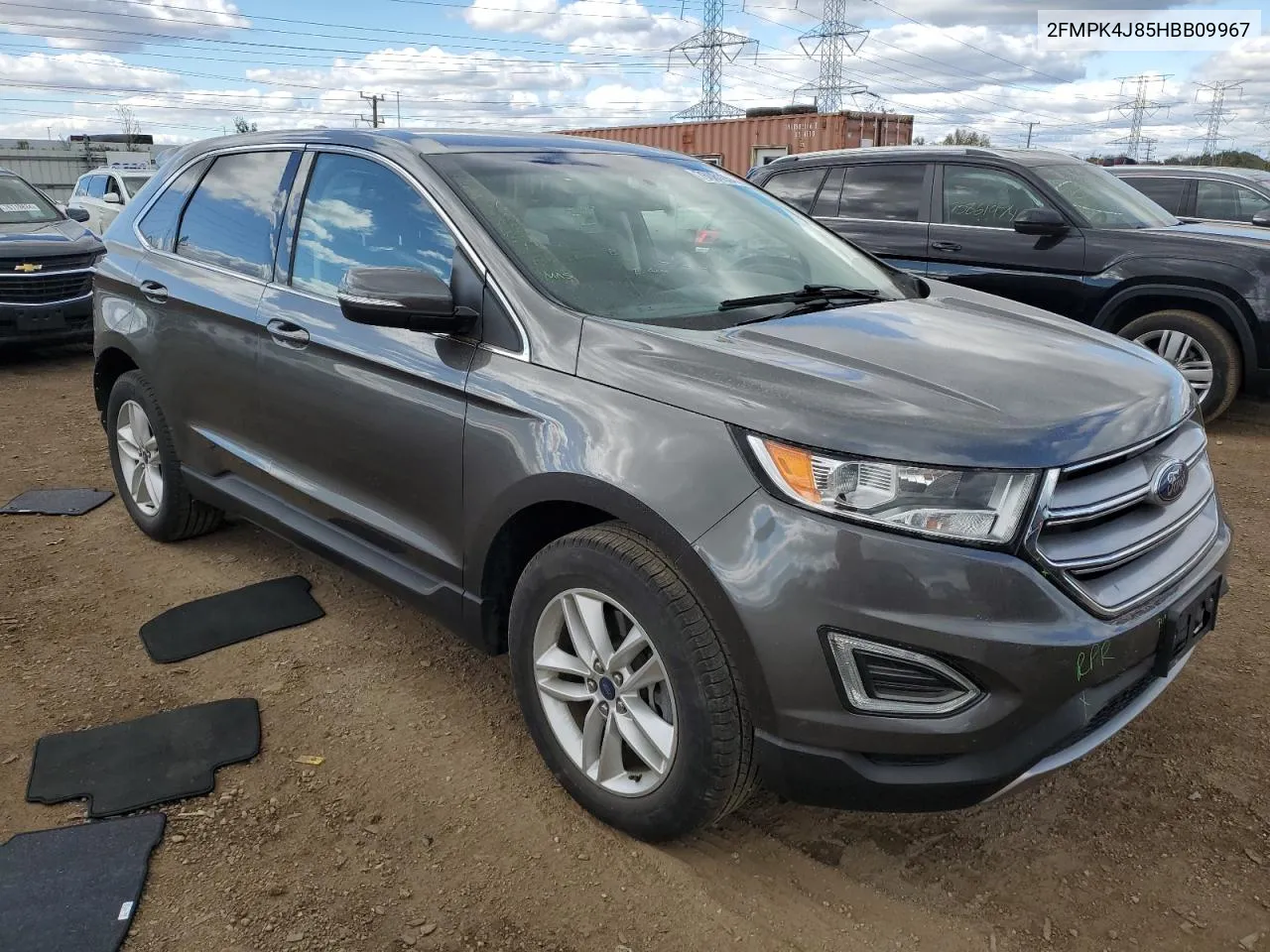 2017 Ford Edge Sel VIN: 2FMPK4J85HBB09967 Lot: 76081054