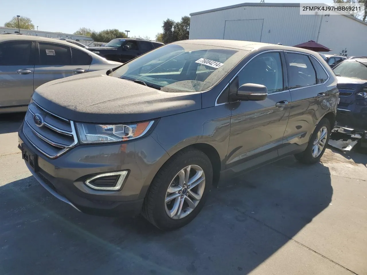 2017 Ford Edge Sel VIN: 2FMPK4J97HBB69211 Lot: 76084214