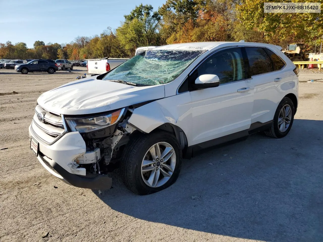 2017 Ford Edge Sel VIN: 2FMPK4J9XHBB15420 Lot: 76117224