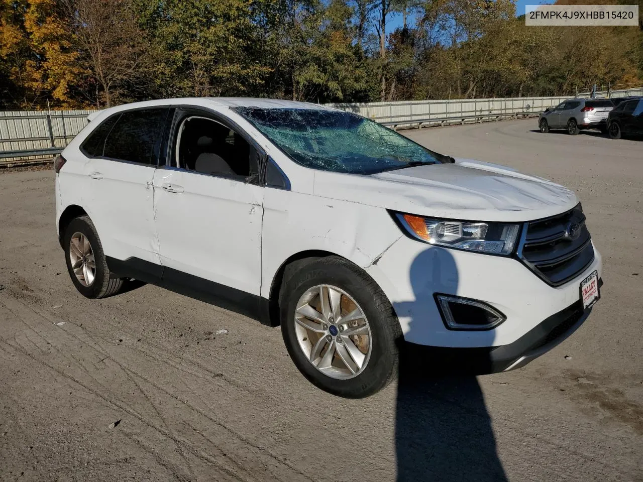 2017 Ford Edge Sel VIN: 2FMPK4J9XHBB15420 Lot: 76117224