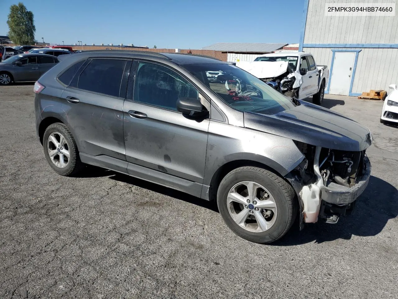 2017 Ford Edge Se VIN: 2FMPK3G94HBB74660 Lot: 76121044