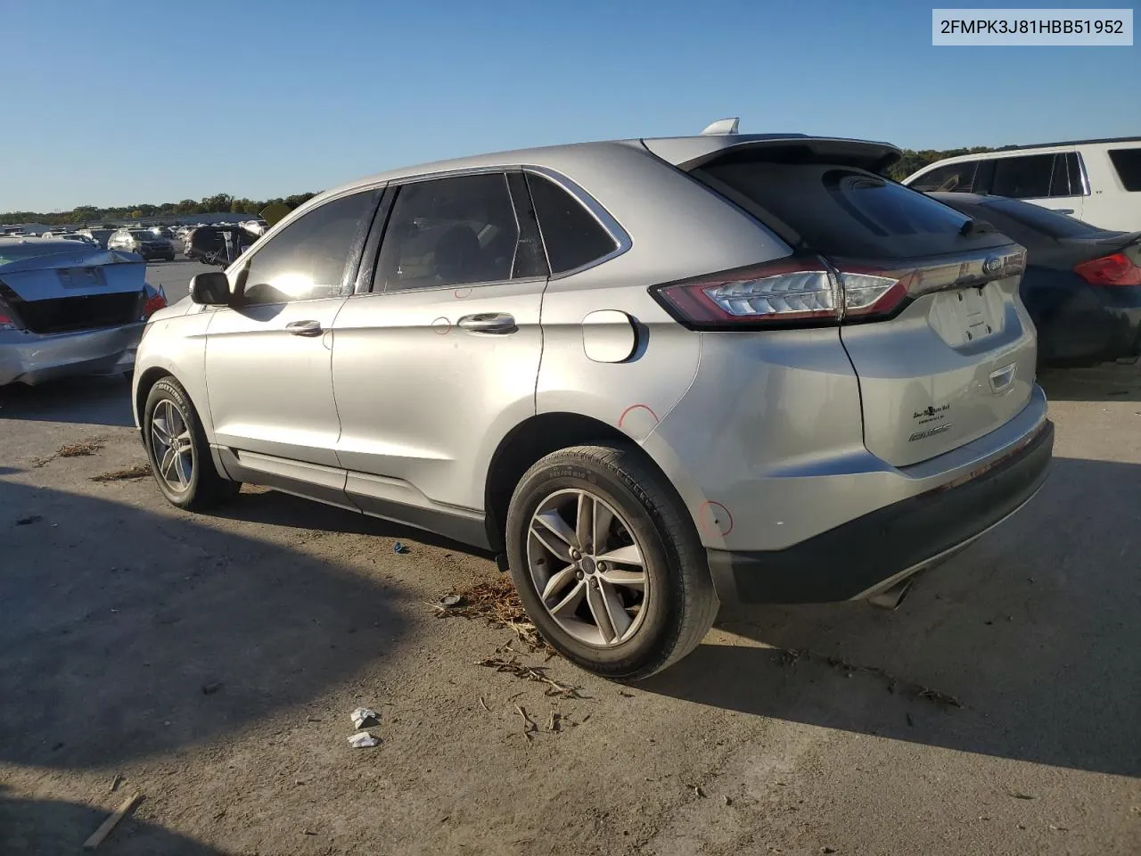 2FMPK3J81HBB51952 2017 Ford Edge Sel