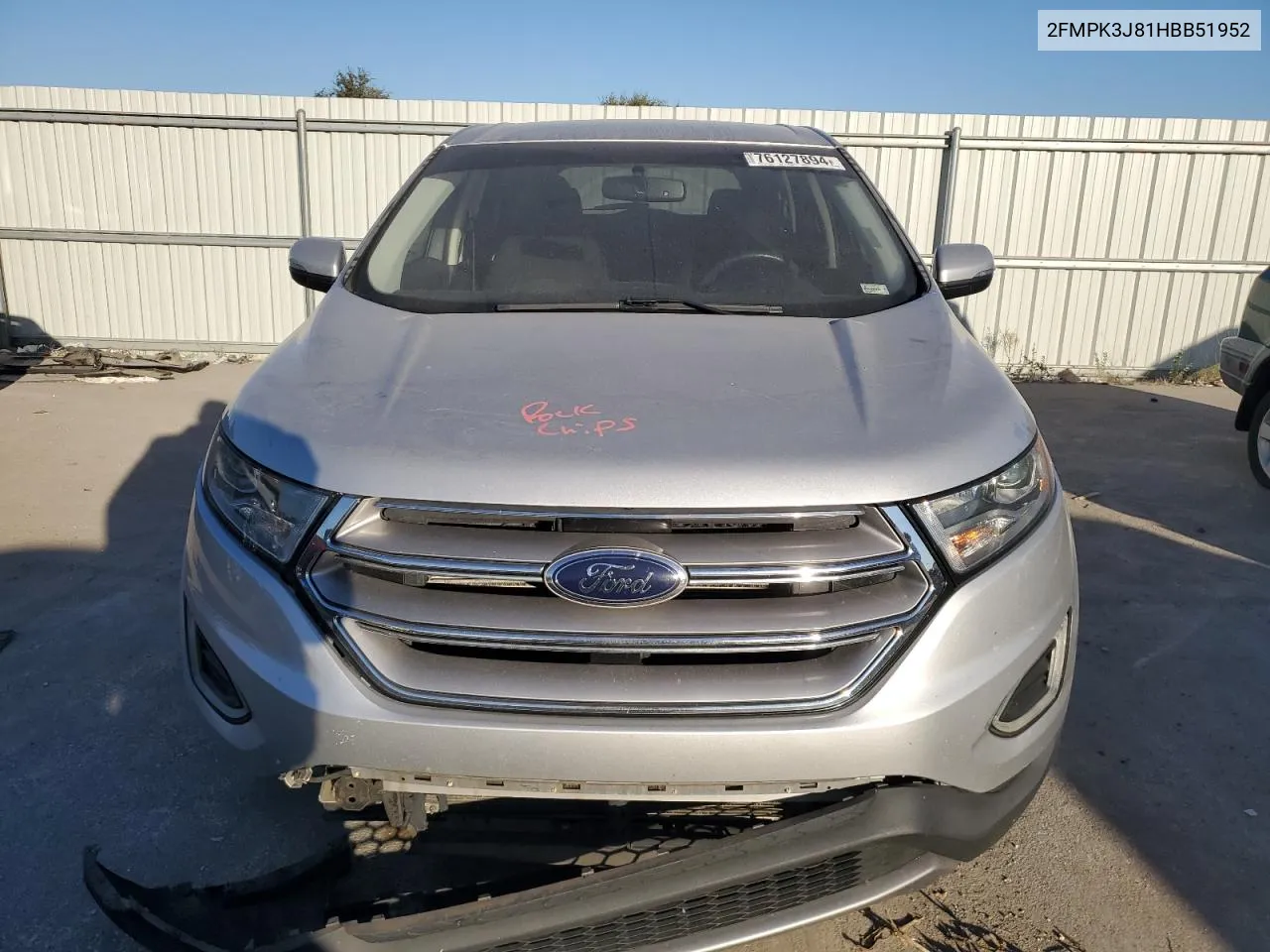 2FMPK3J81HBB51952 2017 Ford Edge Sel