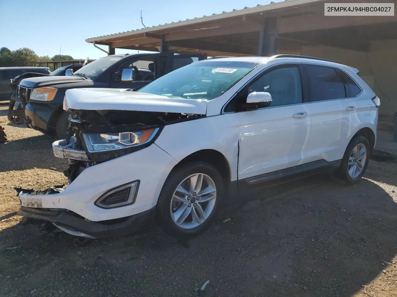 2017 Ford Edge Sel VIN: 2FMPK4J94HBC04027 Lot: 76204134