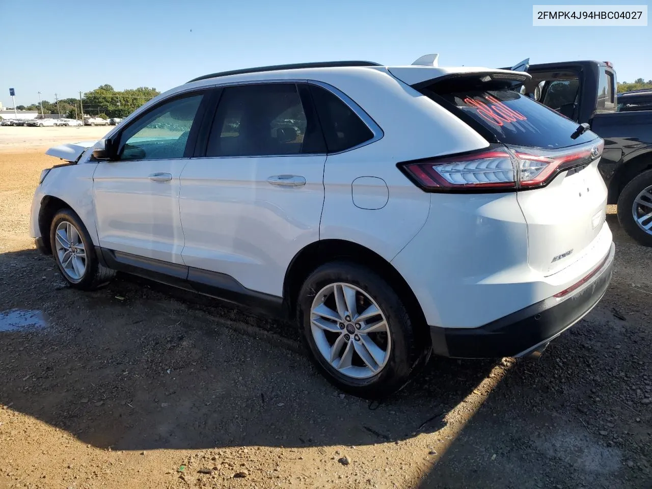 2017 Ford Edge Sel VIN: 2FMPK4J94HBC04027 Lot: 76204134