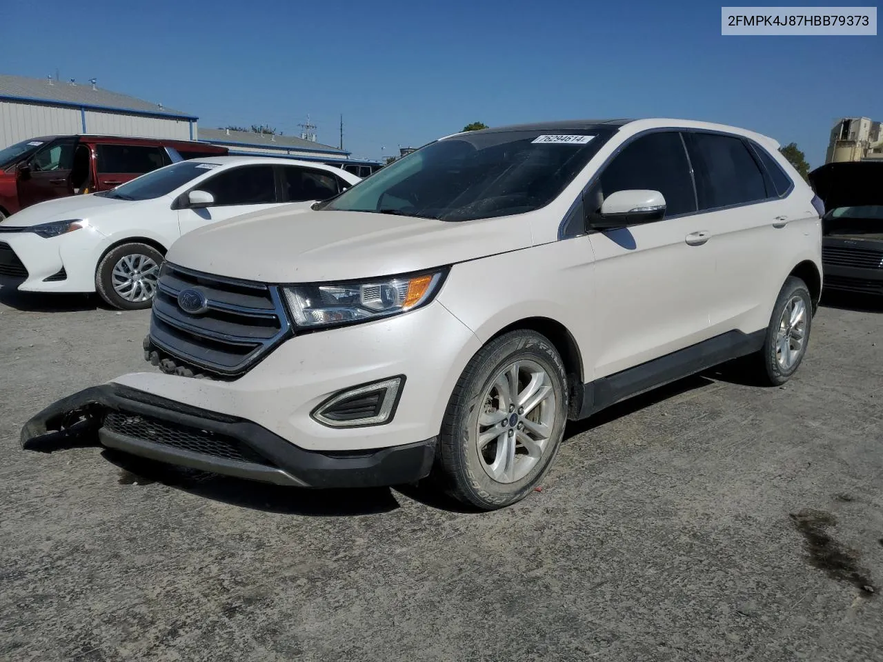 2017 Ford Edge Sel VIN: 2FMPK4J87HBB79373 Lot: 76294614