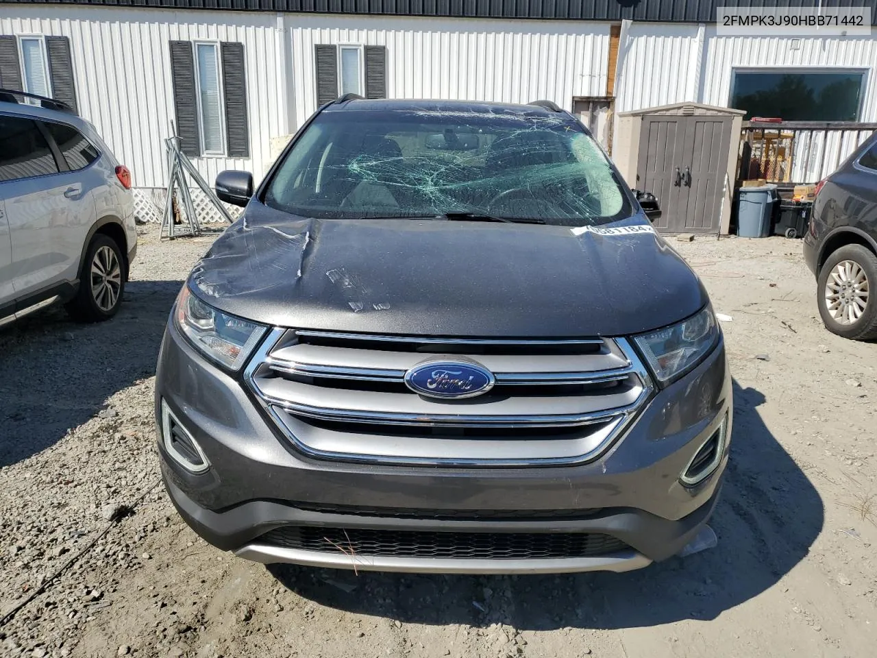 2017 Ford Edge Sel VIN: 2FMPK3J90HBB71442 Lot: 76581184