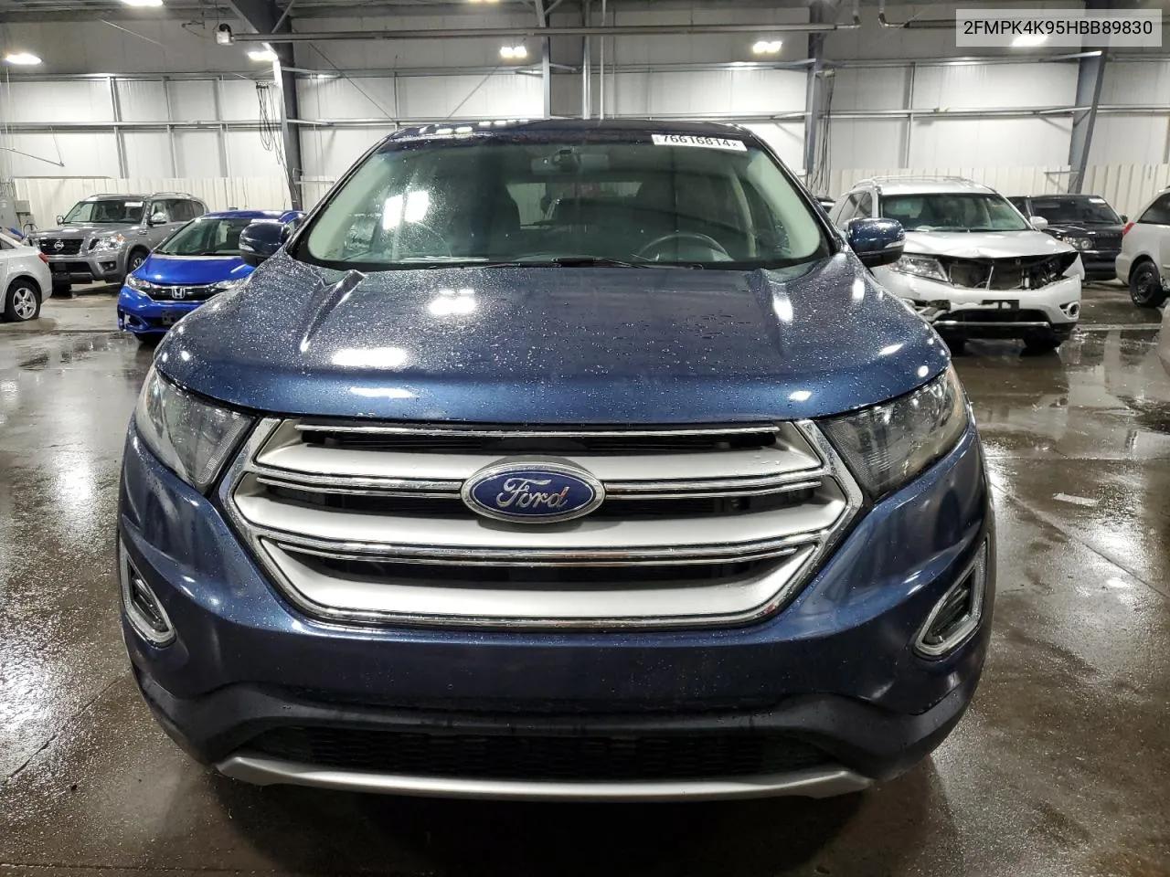 2017 Ford Edge Titanium VIN: 2FMPK4K95HBB89830 Lot: 76616814