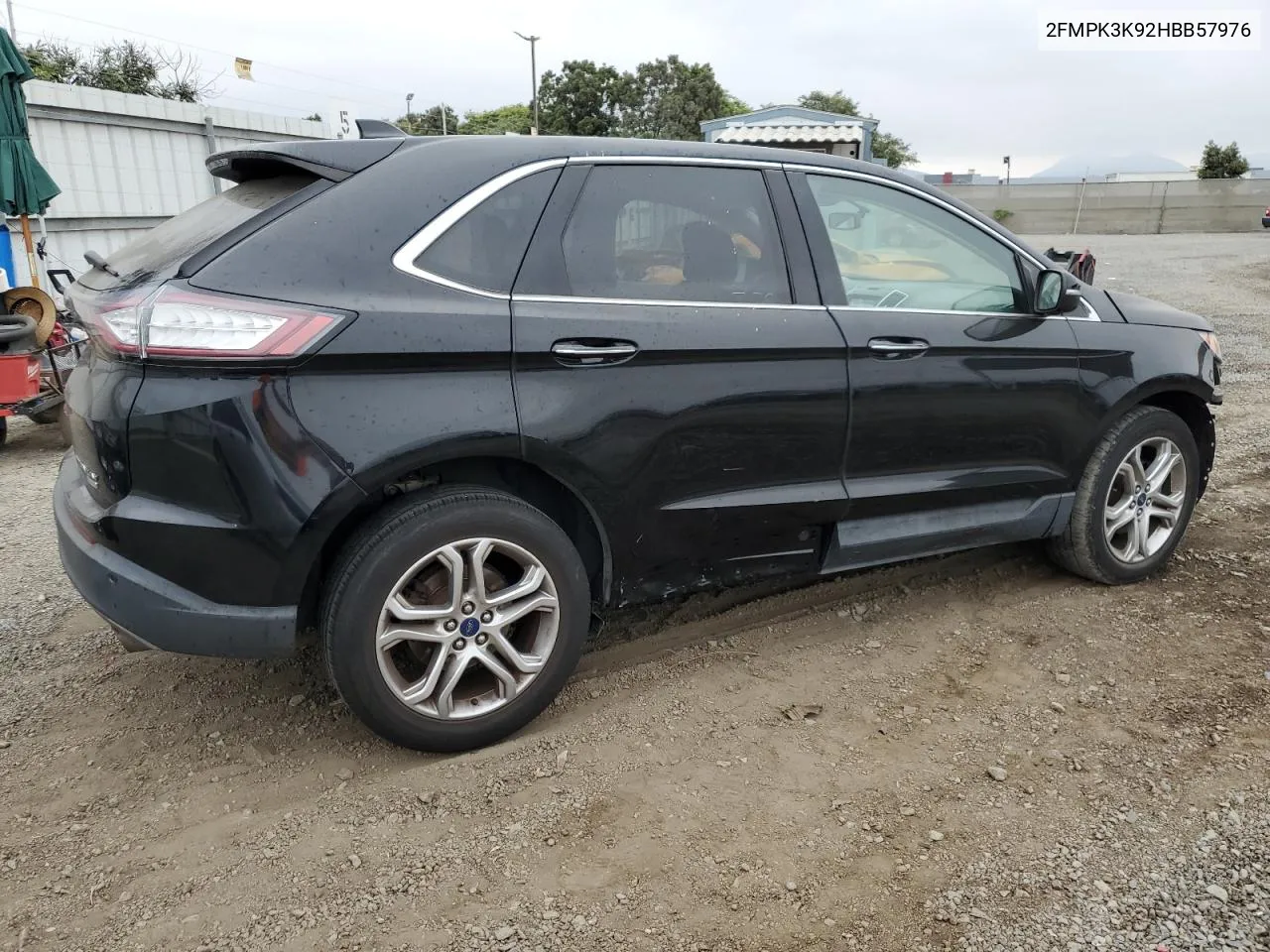 2017 Ford Edge Titanium VIN: 2FMPK3K92HBB57976 Lot: 76762984