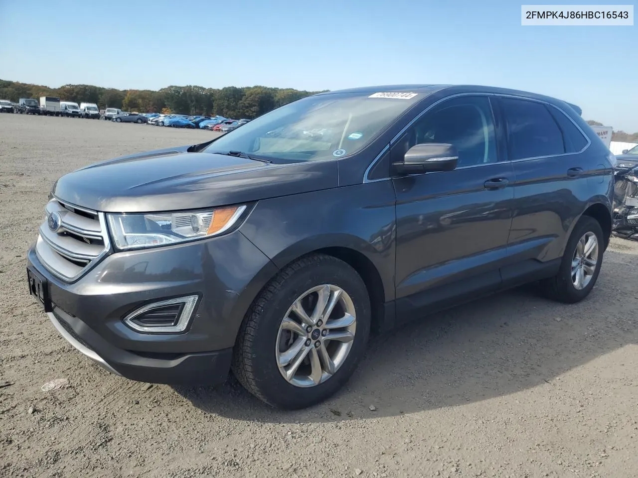 2017 Ford Edge Sel VIN: 2FMPK4J86HBC16543 Lot: 76900744